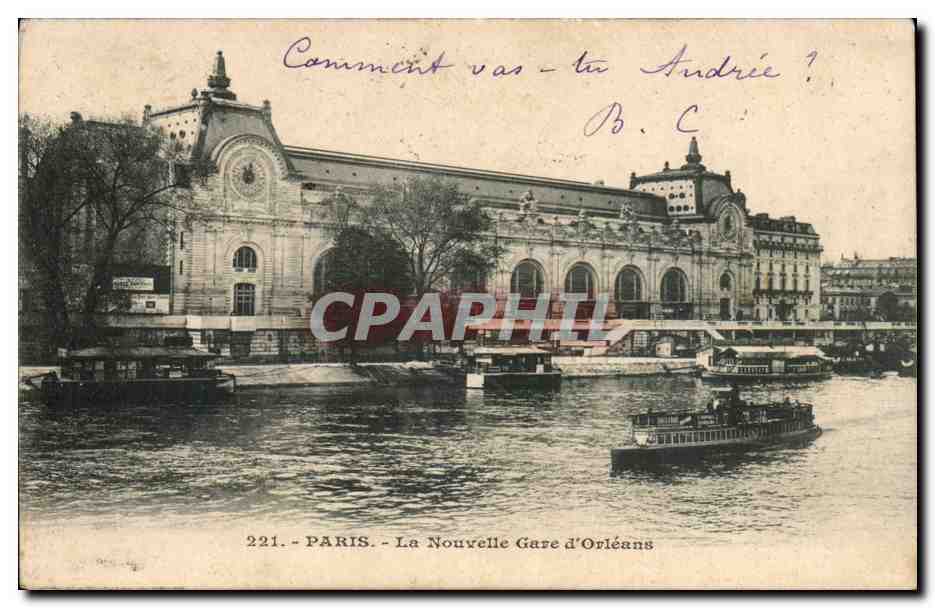 Paris - 7 - Gare d'Orleans - CPA 