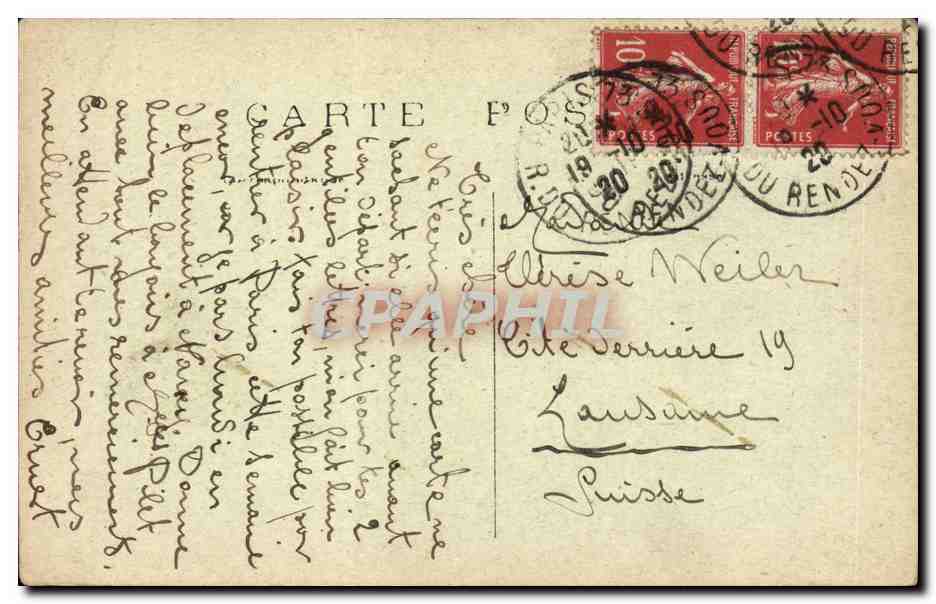 Paris - 7 - Gare d'Orleans - CPA  — Rückseite