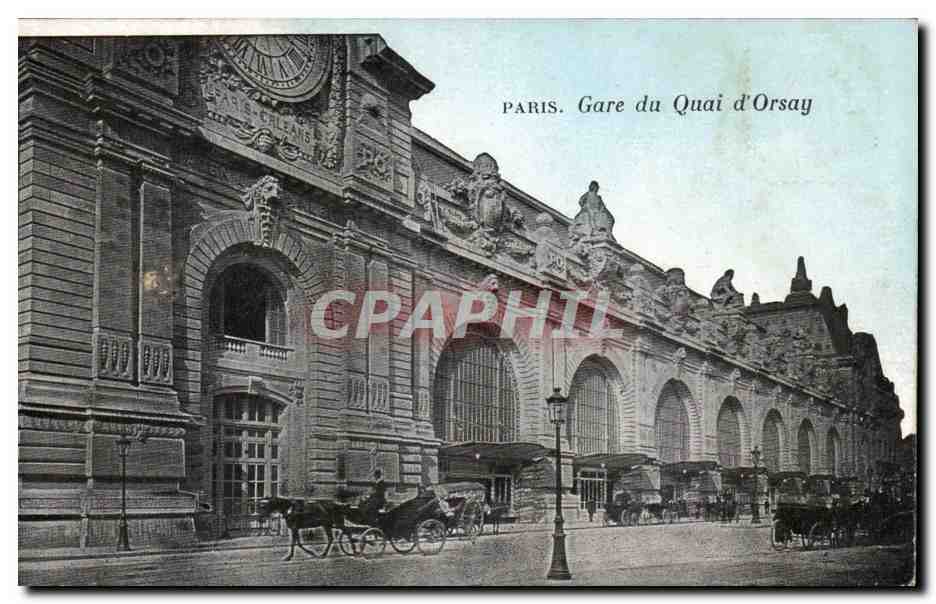 Paris - 7 - Gare du Quai D'Orsay - CPA 