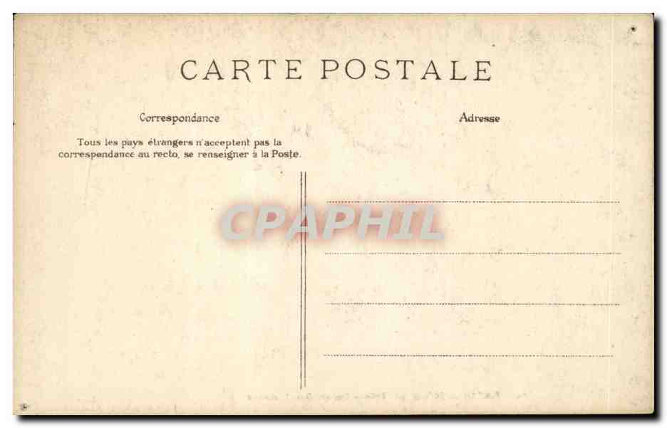 Paris - 4 - Hotel de Ville - Salon des Arcades - CPA  — Verso