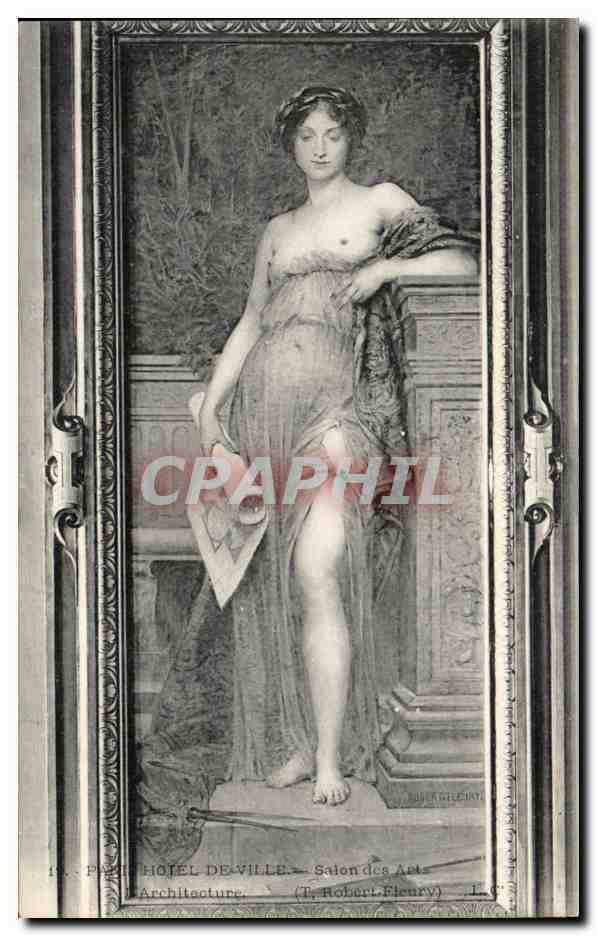 Paris - 4 - Hotel de Ville - Salon des Arts - CPA 