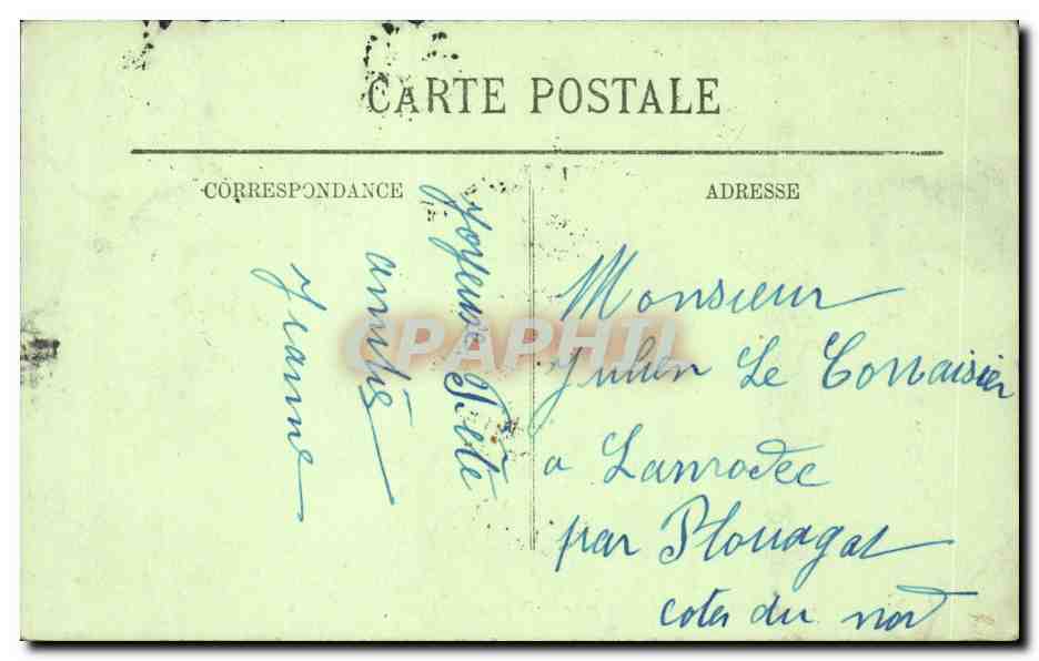 Paris - 18 - Vue sur Montmartre - CPA  — Rückseite