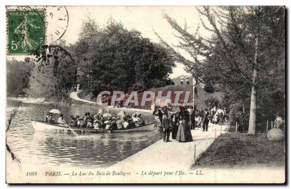 Paris - 16 - Bois de Boulogne - Les Bateaux - CPA 