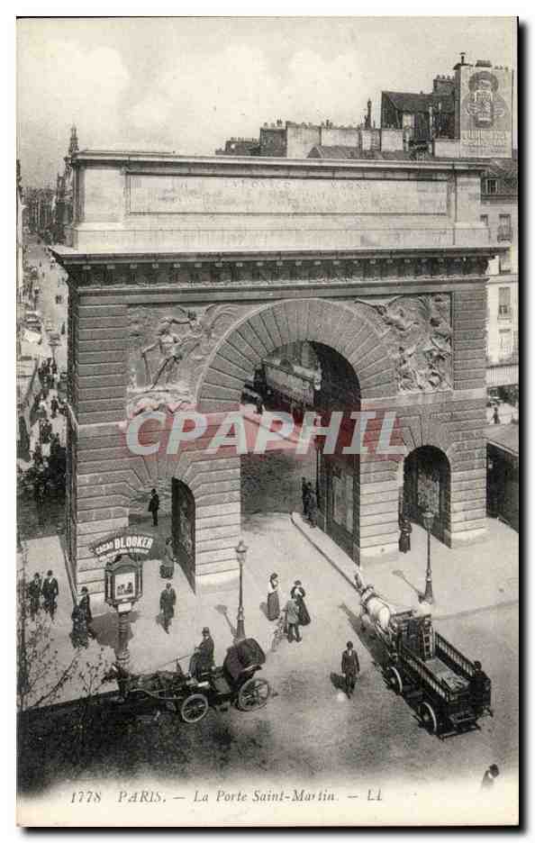 Paris - 10 - La Porte Saint Martin - CPA 