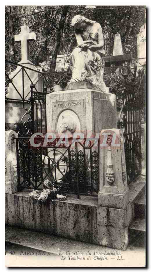 Paris - 20 - Pere Lachaise - Chopin - CPA 