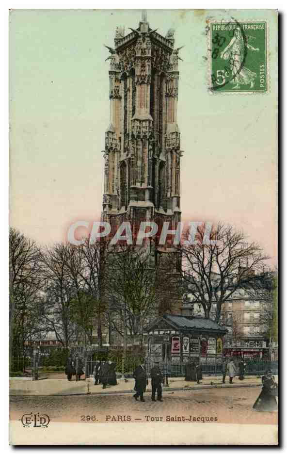 Paris - 4 - Tour Saint Jacques - CPA 