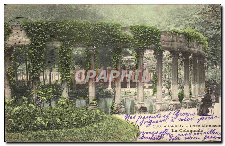 Paris - 8 - Parc Monceau - La Colonnade - CPA 