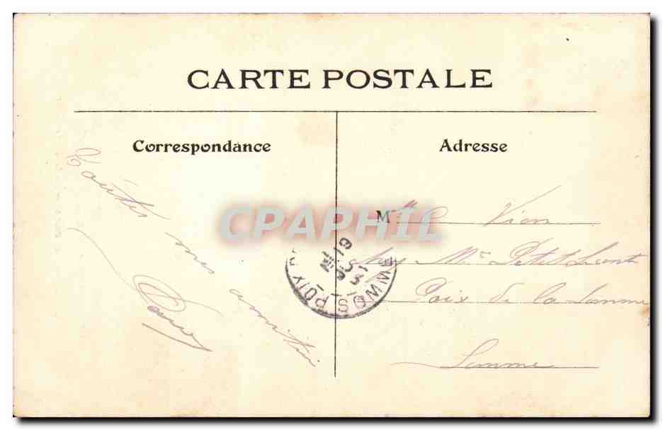 Paris - 18 - Sacre Coeur - Montmartre - CPA  — Rückseite