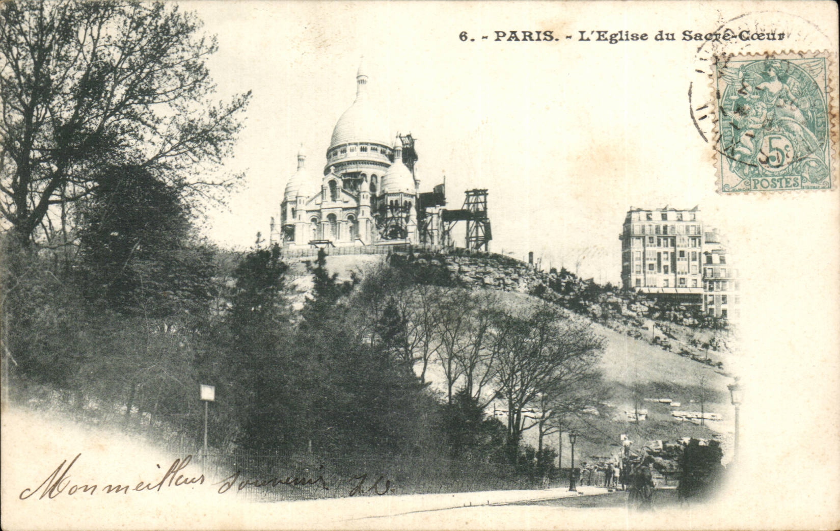 Paris - 18 - L'Eglise de Sacre Coeur - Montmartre - CPA 