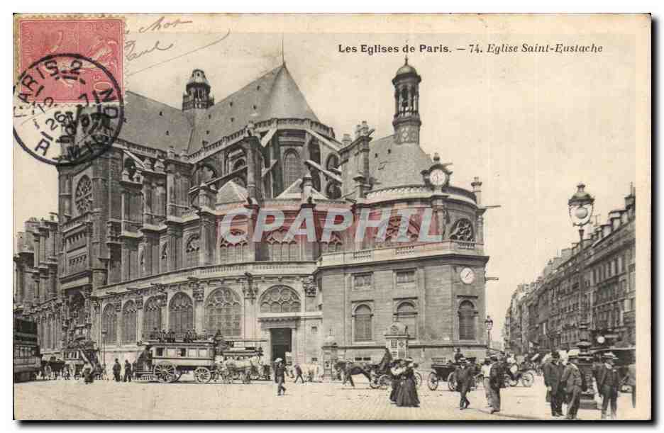 CPA Paris eglises Eglise Sainte Eustache