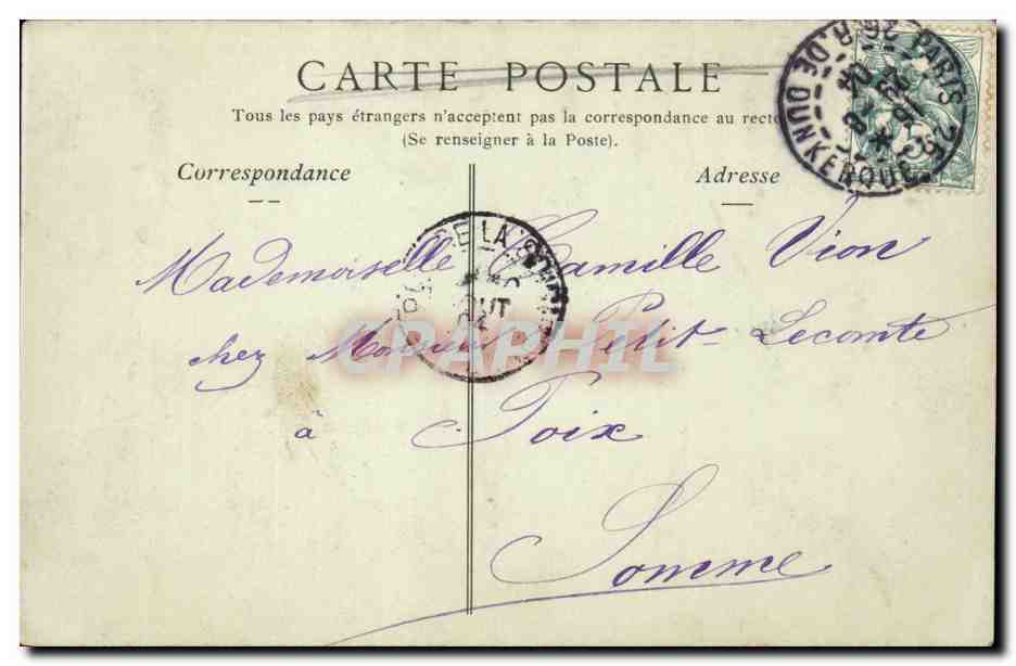 Paris - 18 - Eglise Saint Pierre de Montmartre - Le Calvaire - CPA  — Rückseite