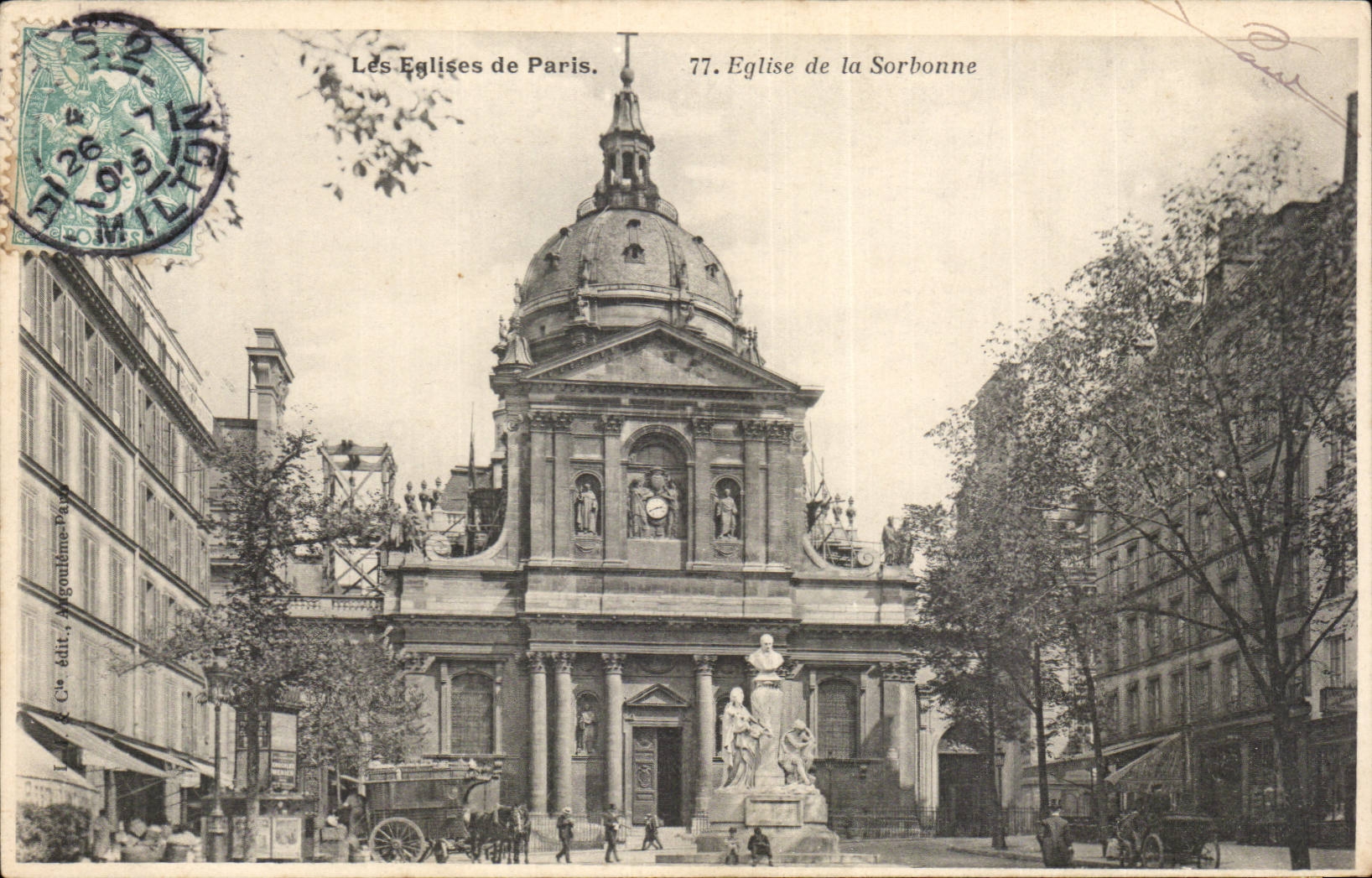Paris - 5 - Eglise de la Sorbonne - CPA 