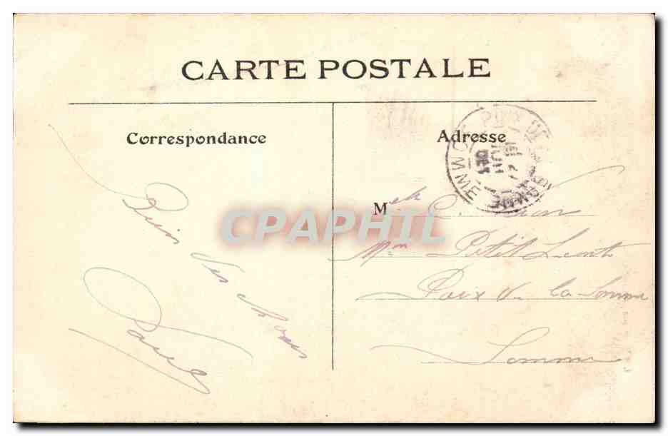 Paris - 5 - Eglise de la Sorbonne - CPA  — Rückseite