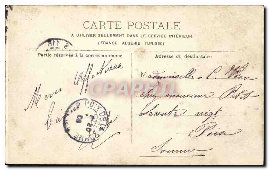 Paris - 1 - Sur le Pont Neuf - CPA  — Rückseite