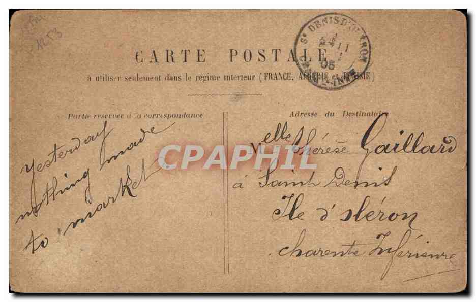 Paris - 10 - Place de la Bastille - CPA  — Verso