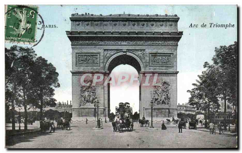 Paris - 8 - L'Arc de Triomphe - CPA 