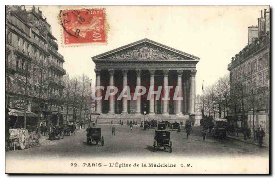 Paris - 8 - L'Eglise de la Madeleine - CPA 