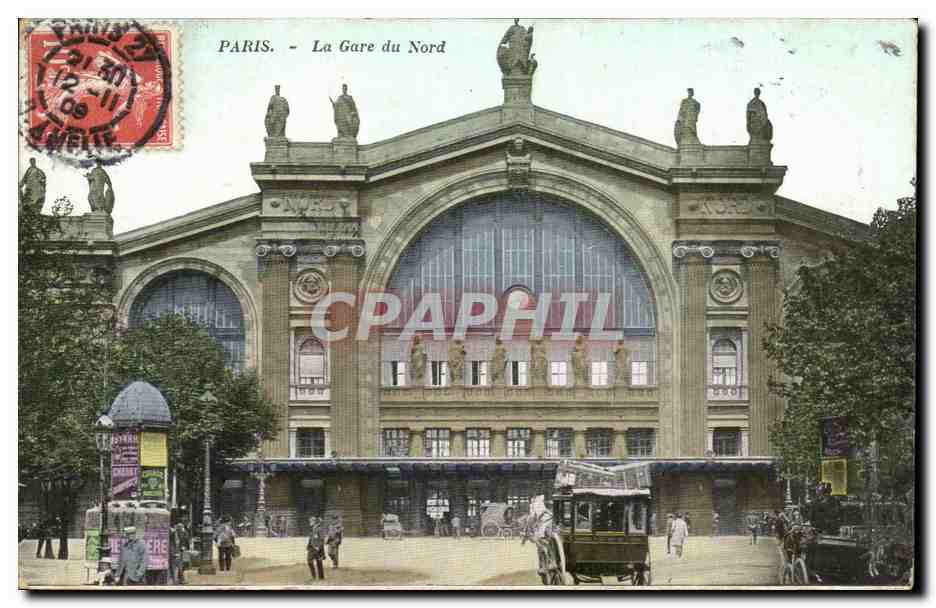 Paris - 12 - Gare du Nord - CPA 
