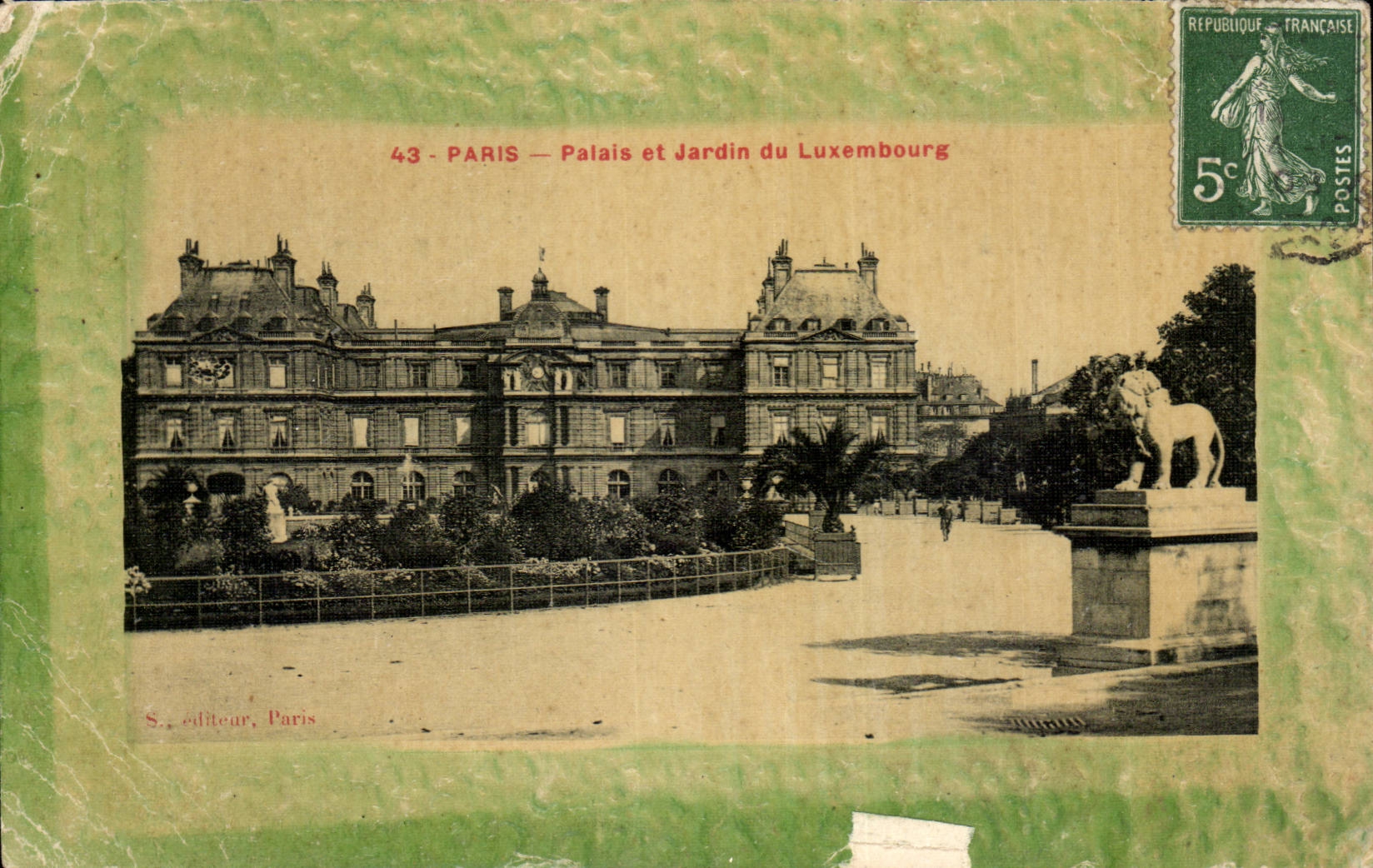 Paris - 6 - Palais et Jardin du Luxembourg - CPA 