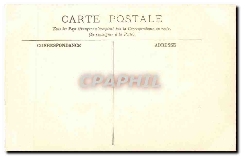 Paris - 8 - Place de la Concorde - CPA  — Verso