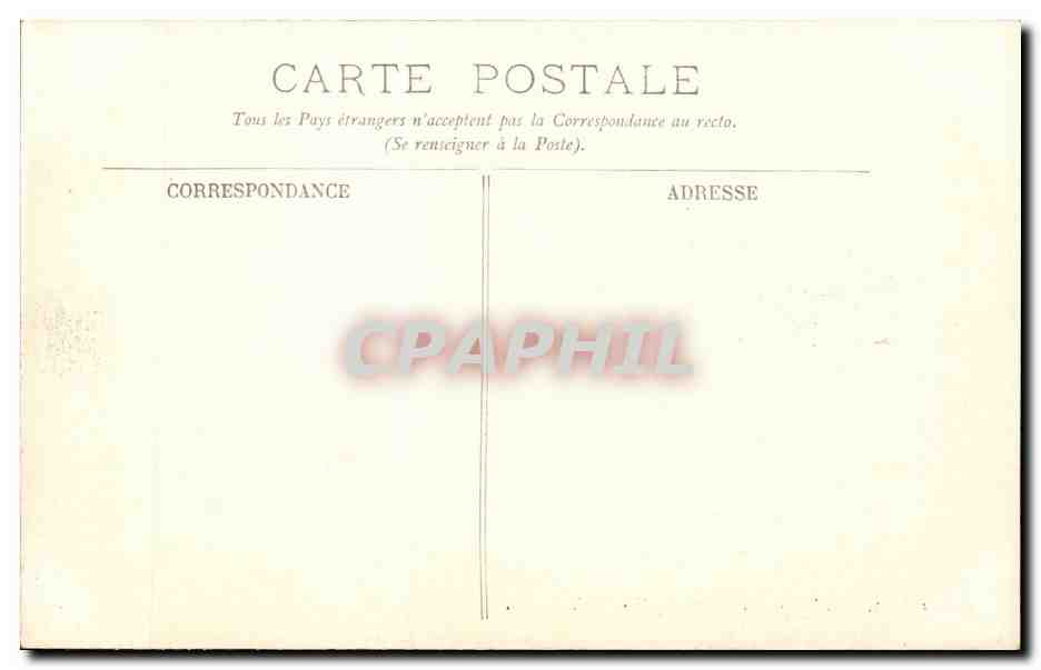 Paris - 1 - L'Arc du Triomphe du Carrousel - CPA  — Rückseite