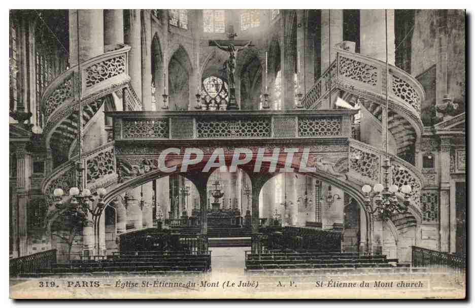 Paris 5 - Eglise St Etienne du Mont CPA 