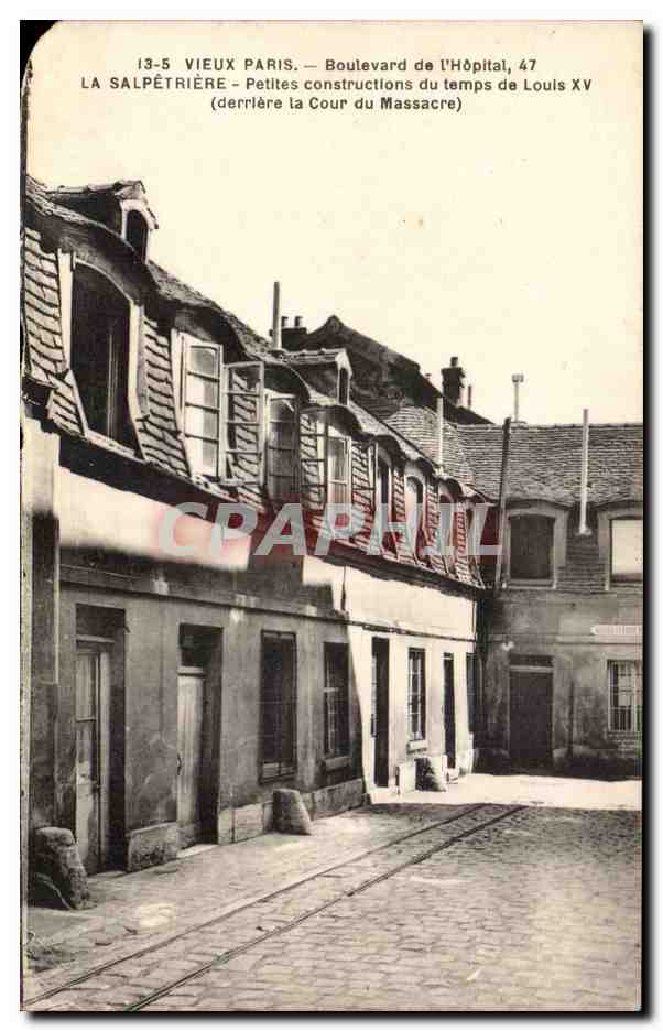 Paris - 13 - Vieux Paris - Boulevard de l'Hopital - 47 La Salpetriere - CPA 