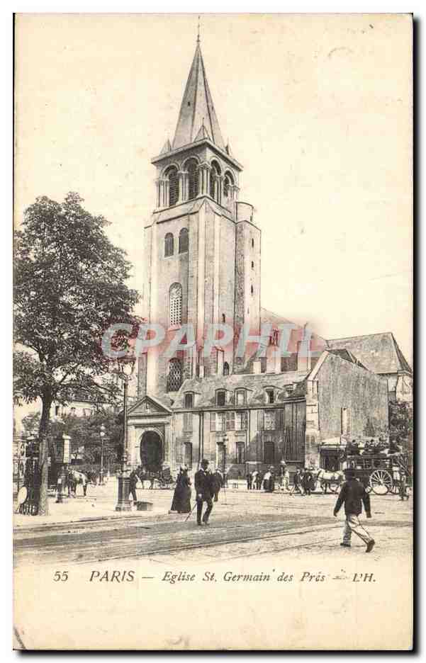 Paris - 6 - Eglise Saint Germain des Pres - CPA 