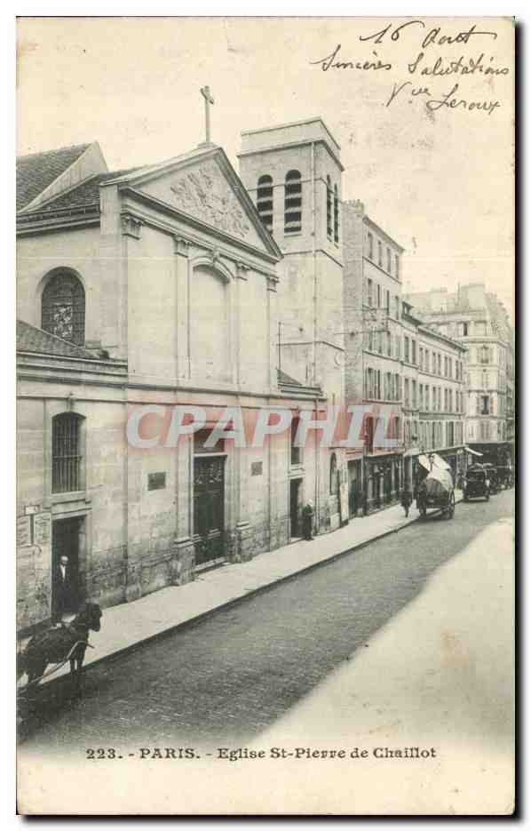 Paris - 16 - Eglise Saint Pierre de Chaillot - CPA 