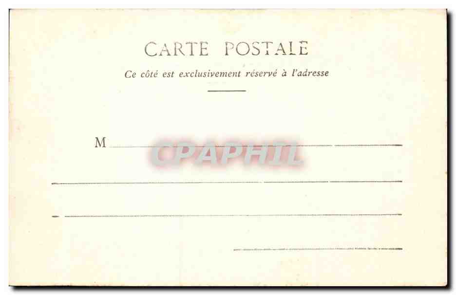 Paris - 5 - Musee de Cluny - CPA  — Verso