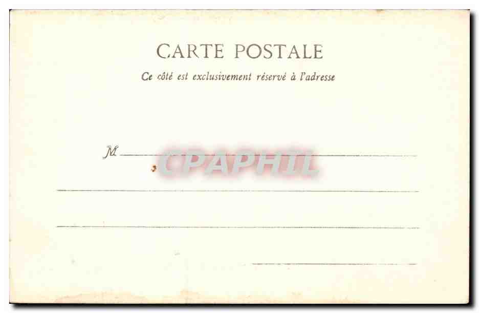 Paris - 1 - Theatre Francais - CPA  — Verso