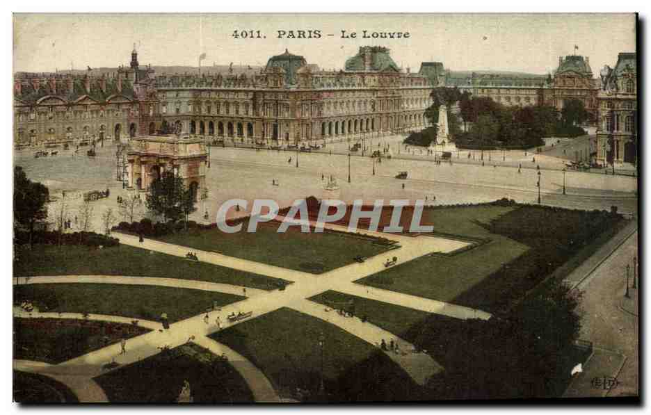 Paris - 1 - Le Louvre - CPA 