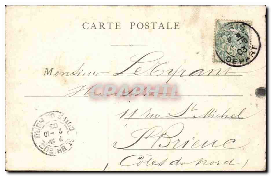 Paris - 8 - Le Grand Palais - CPA  — Rückseite