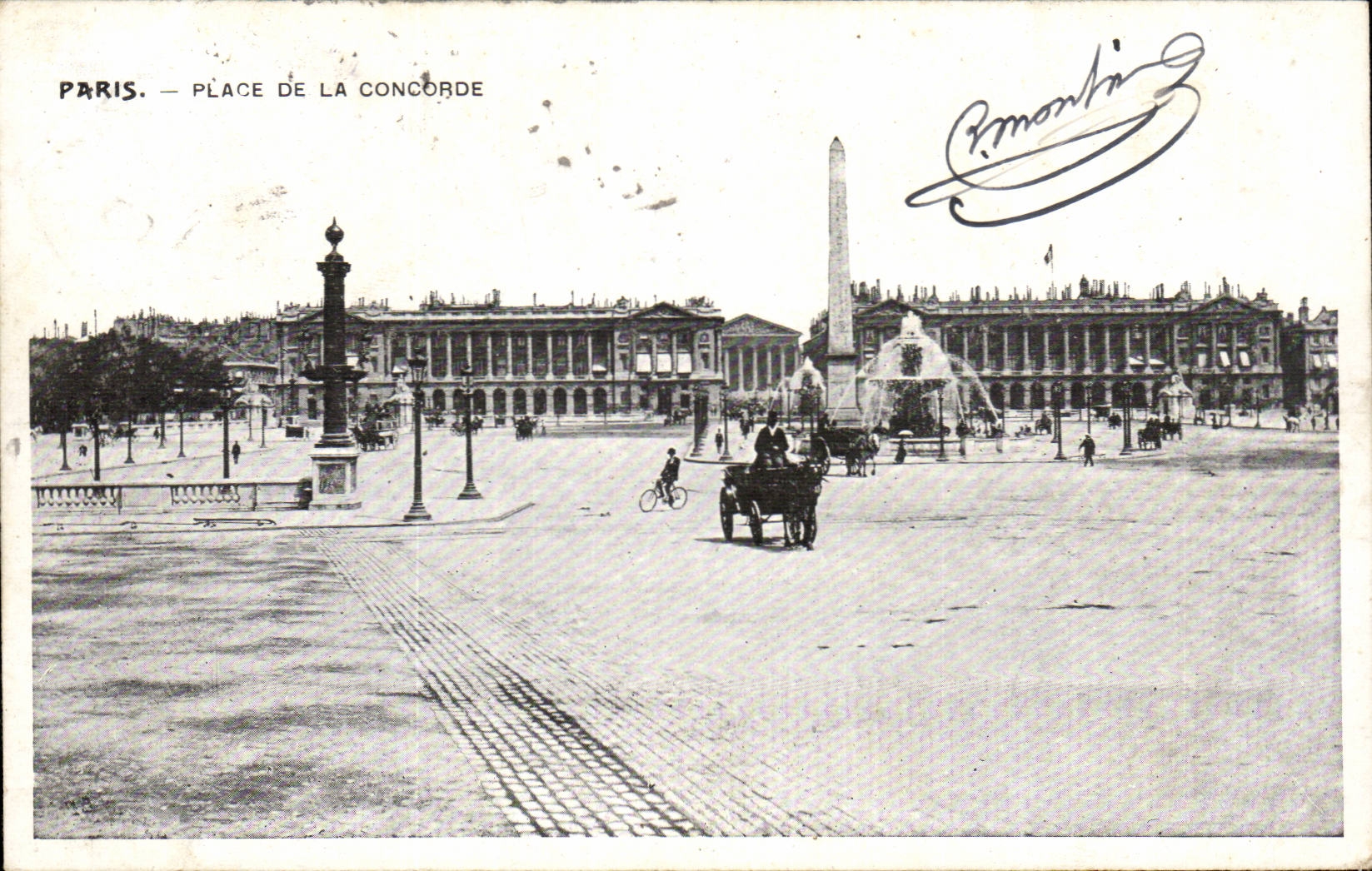 Paris - 8 - Place de la Concorde - CPA 