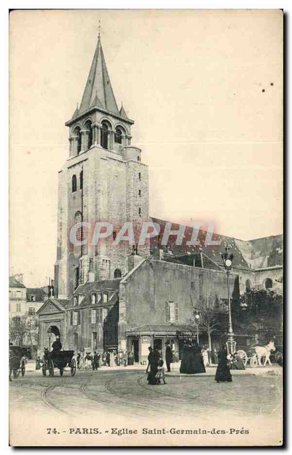 Paris - 6 - Eglise Saint Germain des Pres - CPA 