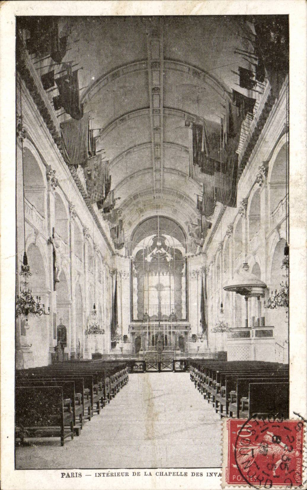 Paris - 6 - Interieur de la Chapelle des Invalides - CPA 
