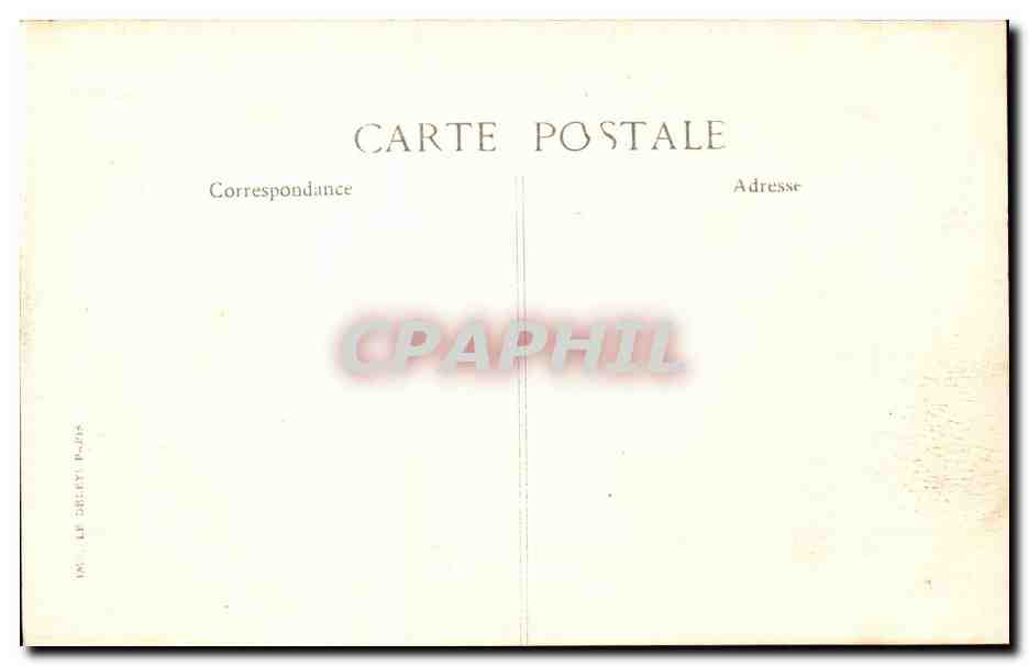 Paris - 5 - Le Pantheon - Rue Soufflot CPA  — Rückseite