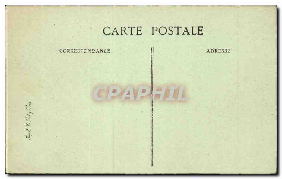 Paris - 1 - Rue de Rivoli et le Jardin des Tuileries CPA  — Rückseite