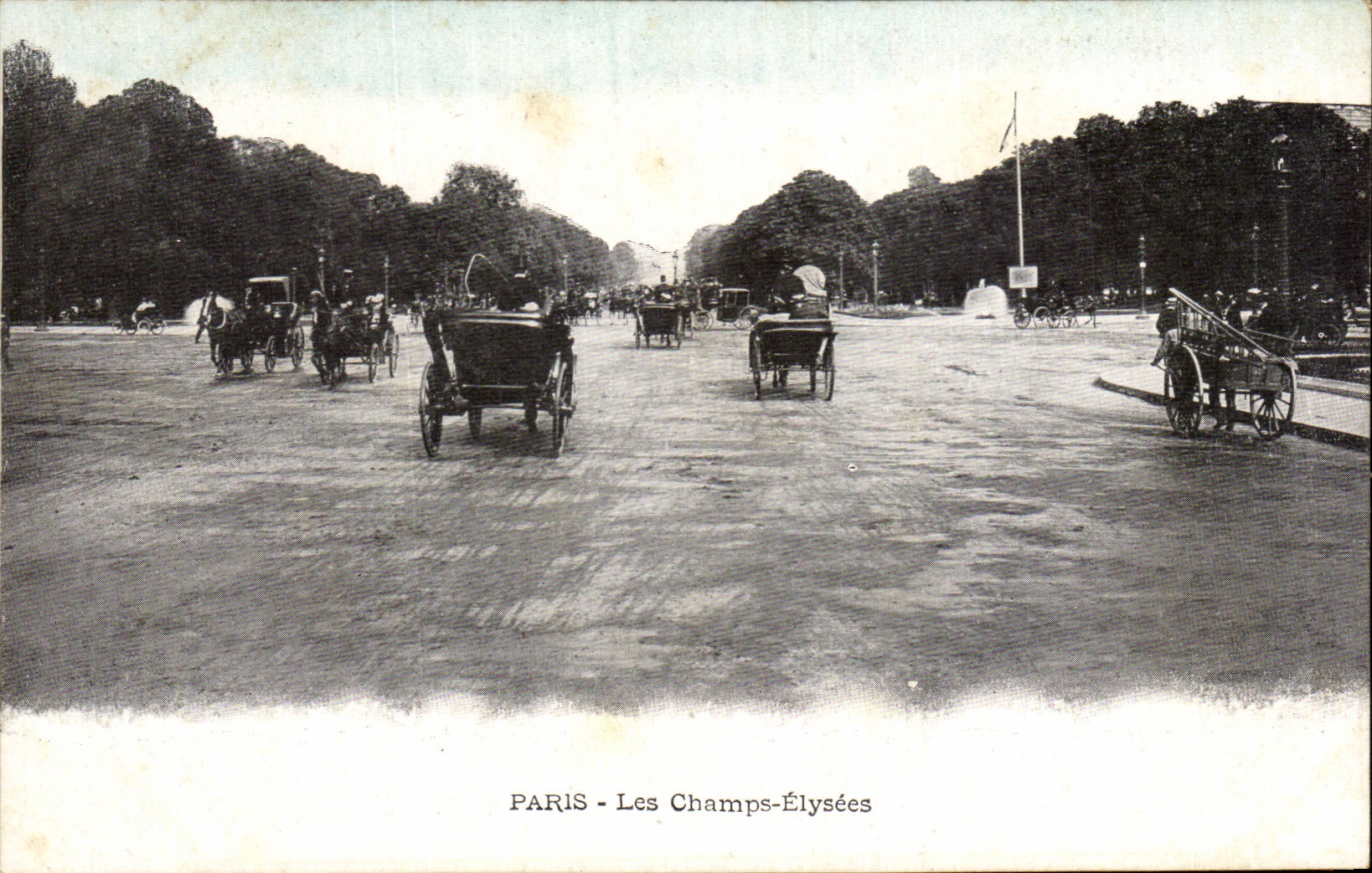 Paris - 8 - Les Champs Elysees CPA 