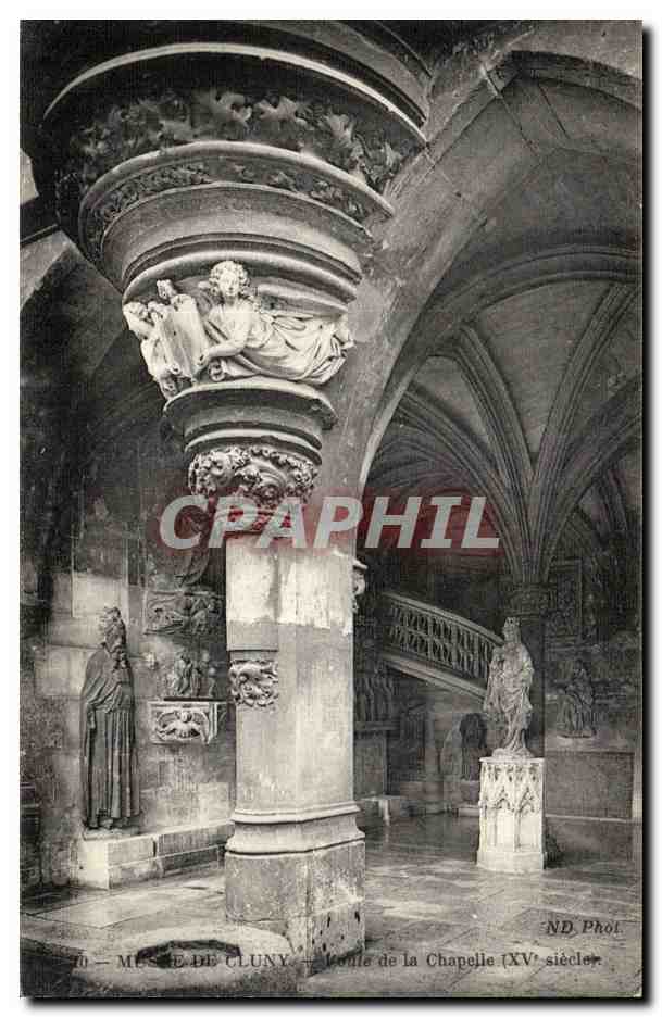 Paris - 5 - Musee de Cluny - La Chapelle CPA 