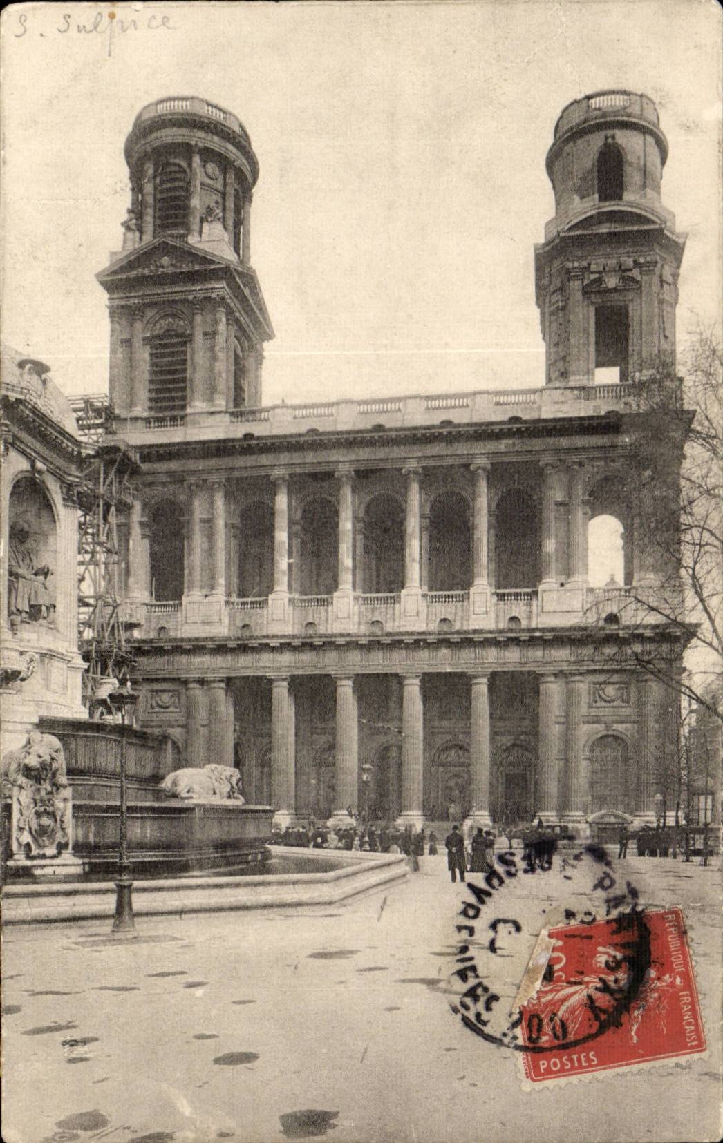 Paris - 6 - Saint Sulpice CPA 