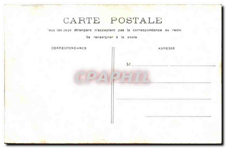 Paris - 4 - Notre Dame CPA  — Rückseite