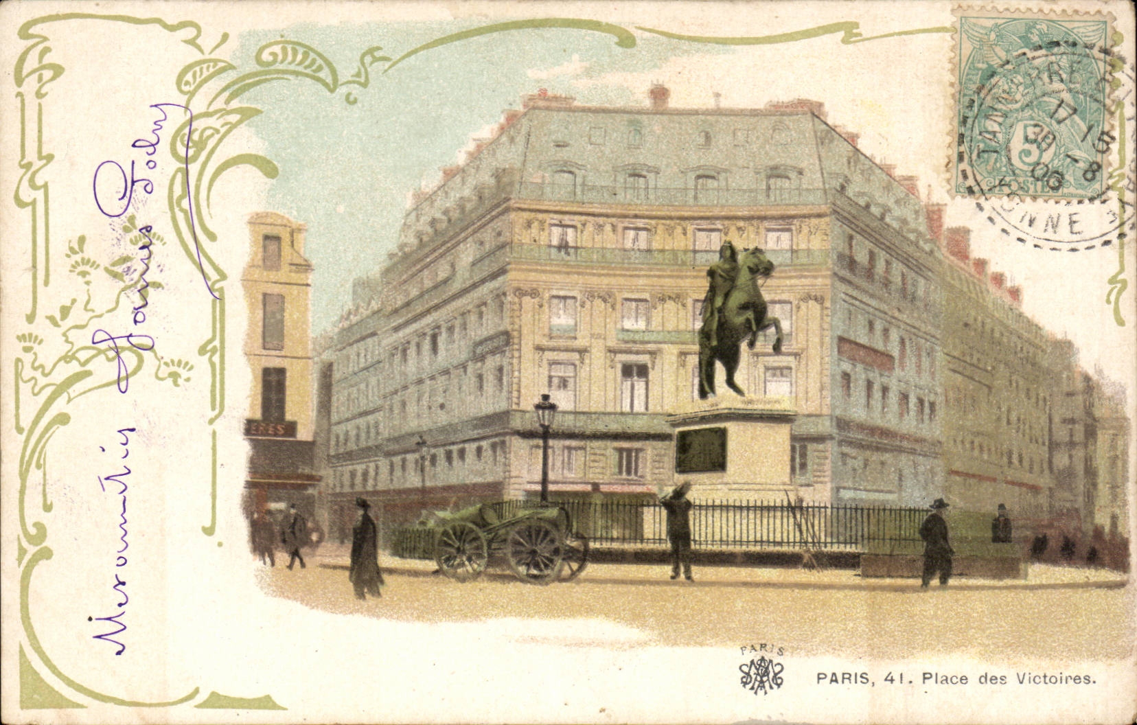 Paris - 2 - Place des Victoires - CPA 