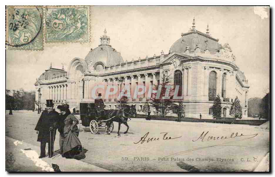 Paris - 8 - Petit Palais des Champs Elysees - CPA 