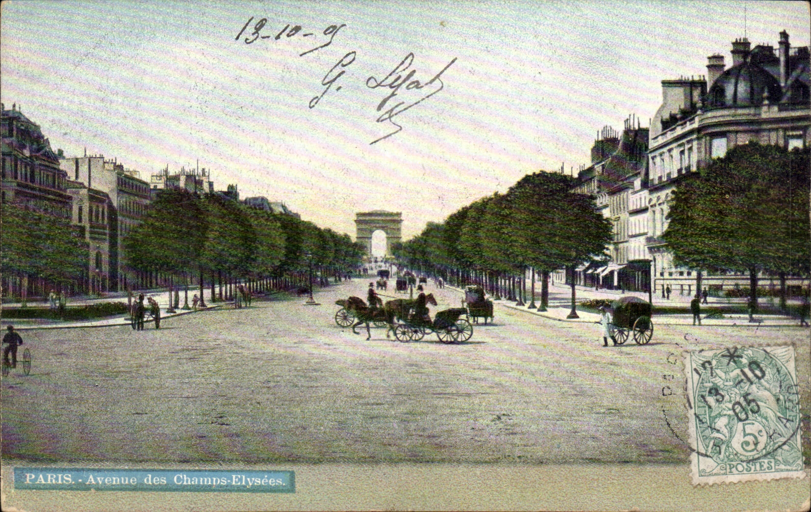 Paris - 8 - Avenue des Champs Elysees - CPA 