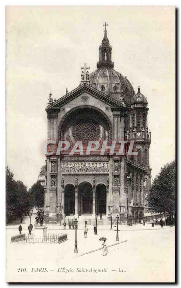 Paris - 8 - Eglise Saint Augustin - CPA 