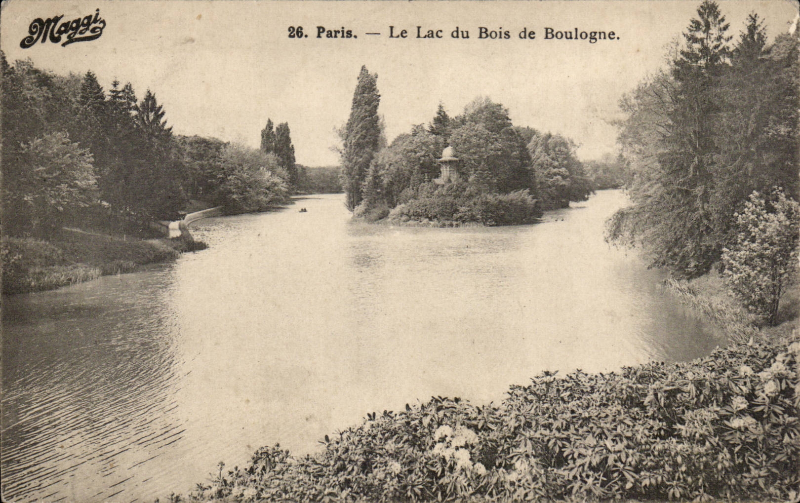 Paris - 16 - Bois de Boulogne - Le Lac - CPA 