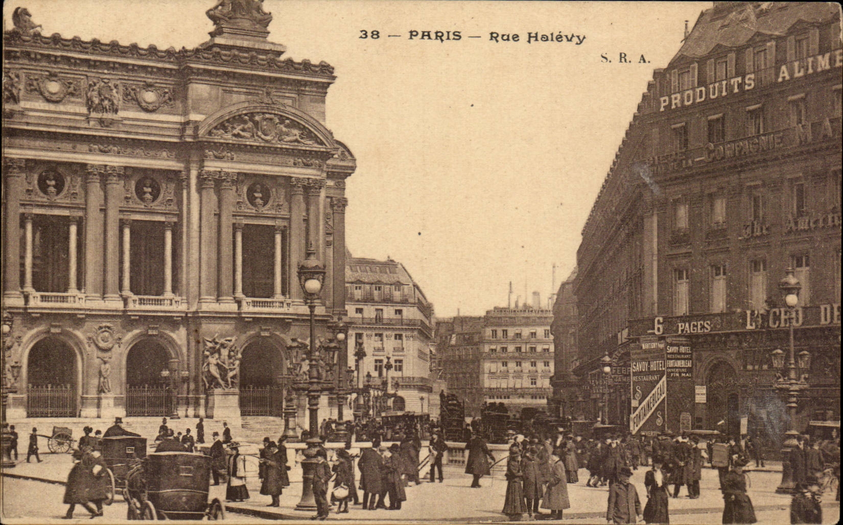 Paris - 9 - Rue Halevy Opera - CPA 