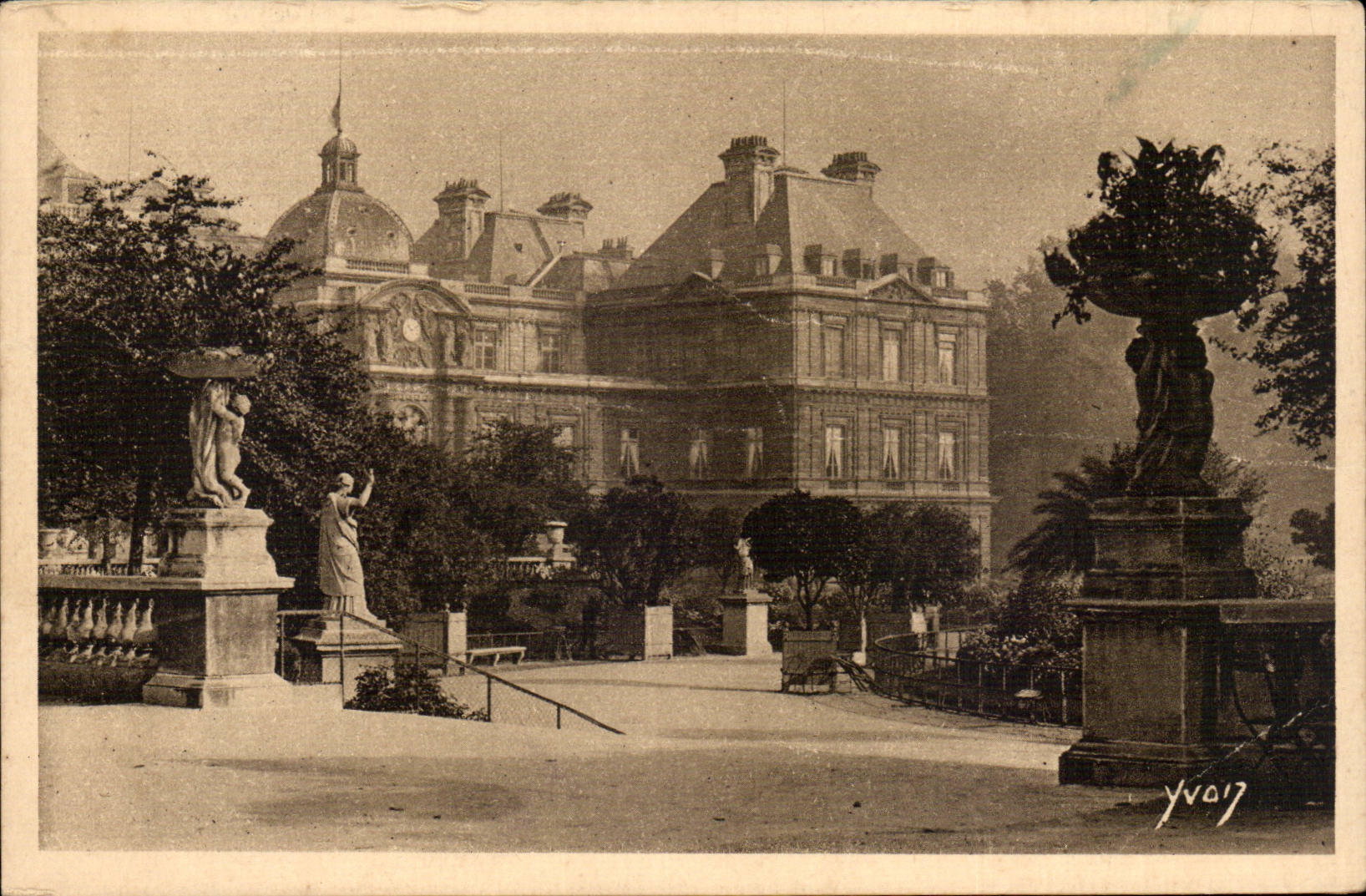 Paris - 6 - Jardin du Luxembourg - Yvon - CPA 