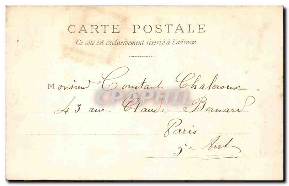 Paris - 1 - Comedie Francaise - CPA  — Rückseite